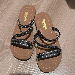 Studded sandals
